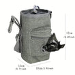 Pet Training Waist Bag – Portable Outdoor Poo Bags & Snack Container for Dogs and Cats