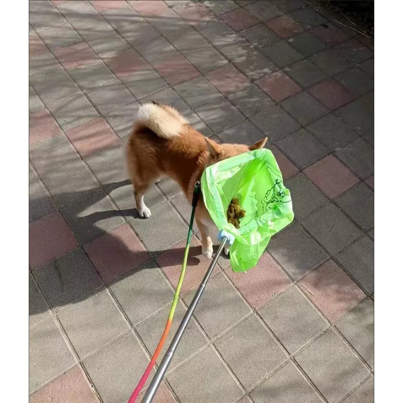 Portable Dog Poop Scoop – Expandable Waste Pick-Up Tool for Outdoor Walks