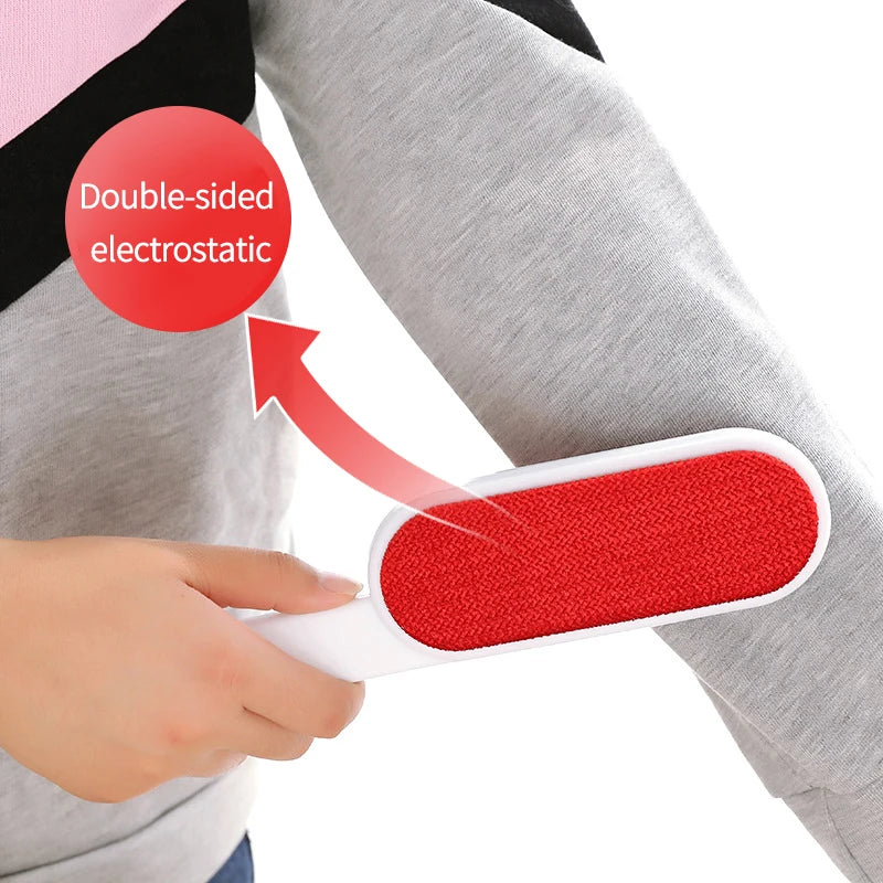 Magic Clothes Lint Remover | Reusable Pet Cat Hair Fur Roller Brush | Static Dusting Cleaning Brushes | Manual Cleaner Tool