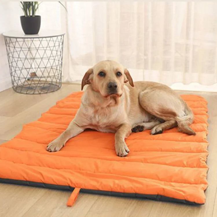 Portable Waterproof Dog Bed – Foldable Outdoor Pet Mat with Carry Bag for Cats & Dogs, Non-Slip Travel Camping Pad