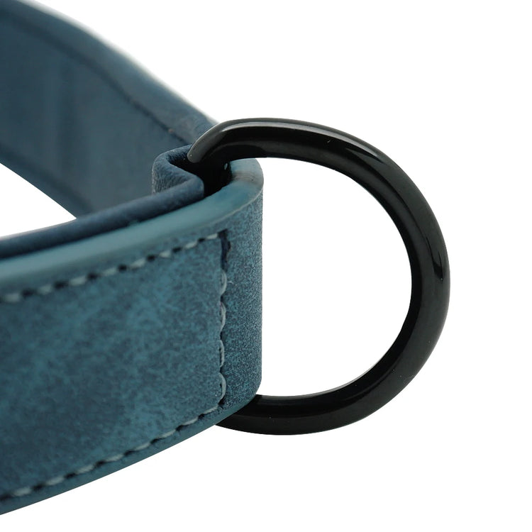 Custom Leather Dog Collar and Leash Set – Personalized, Durable, and Padded for Small to Large Dogs