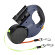 Dual-Head Retractable Dog Leash with LED Light – Extendable, Tangle-Free, and Reflective