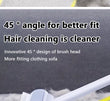 Multifunctional Pet Hair Remover Brush | Long Handle Fur Cleaner for Carpet, Sofa & Clothes | Manual Cat/Dog Hair Cleaning Tool