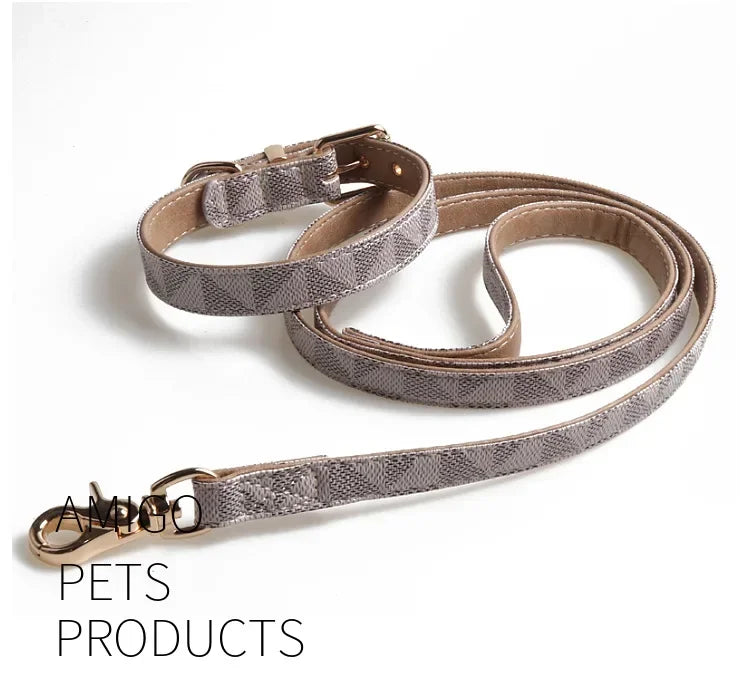 Luxury PU Leather Dog Collar – Adjustable, Breakaway, Stylish & Durable