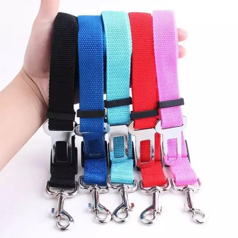 Adjustable Dog Car Seat Belt Harness – Safety Strap for Small Dogs and Cats