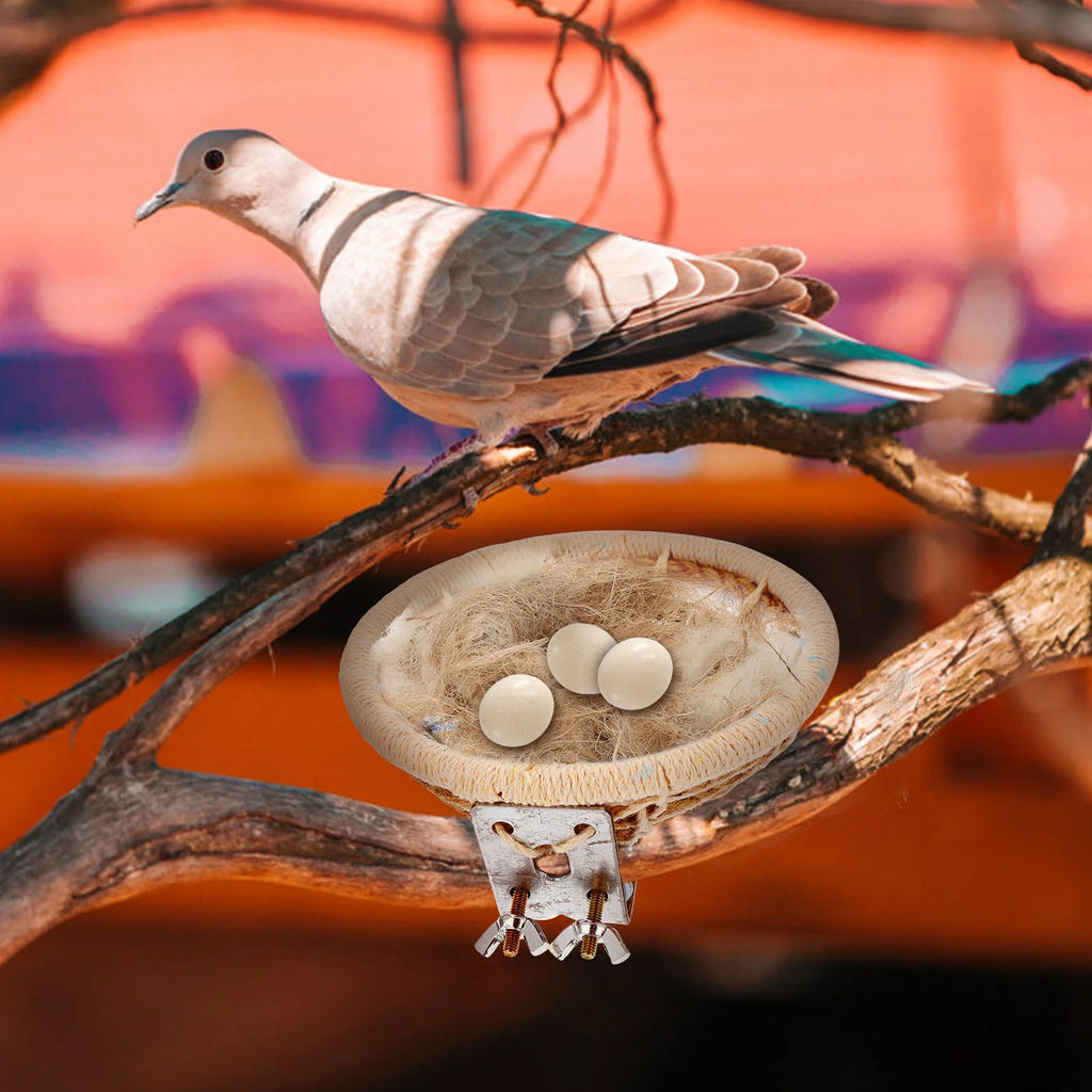 Natural Nesting Materials for Birds | 40g Jute, Raffia, Wool & Cotton Mix for DIY Nests & Small Animal Bedding | Safe Shelter for Cages & Homes