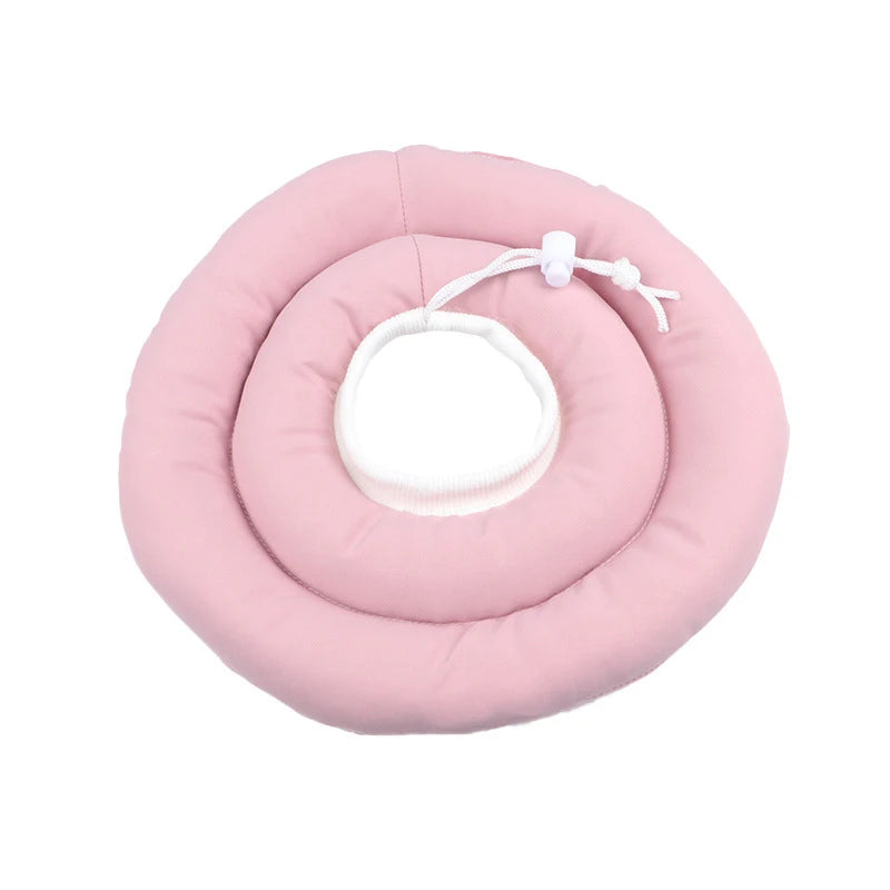 Adjustable Soft Donut Elizabethan Collar – Protective Cone for Dogs