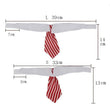 2023 Dog Cat Grooming | Striped Bow Tie - Adjustable Animal Collar | Christmas Pet Necktie | Formal White Collar for Dogs & Cats | Party & Wedding Wear