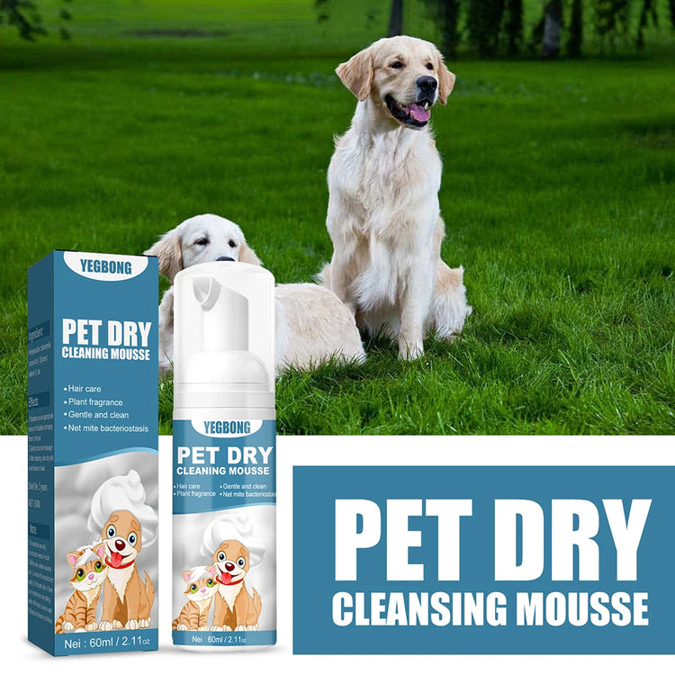 Portable Dog Waterless Cleaner – Deodorizing Cat Spray for Pet Cleaning and Travel Use