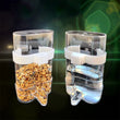 Bird Water Feeder | Automatic Dispenser for Parrot, Parakeet | Cage Mount Waterer | No-Mess Bird Food Feeder for Cockatiel & Lovebird | 220ml