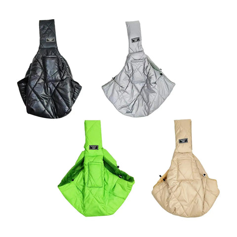 Soft Breathable Pet Carrier Sling – Comfortable Shoulder Tote Bag for Small Dogs and Cats