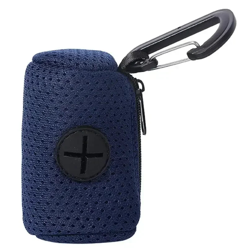 Portable Dog Poop Bag Dispenser – Stylish Pet Waste Bag Holder for Clean Walks