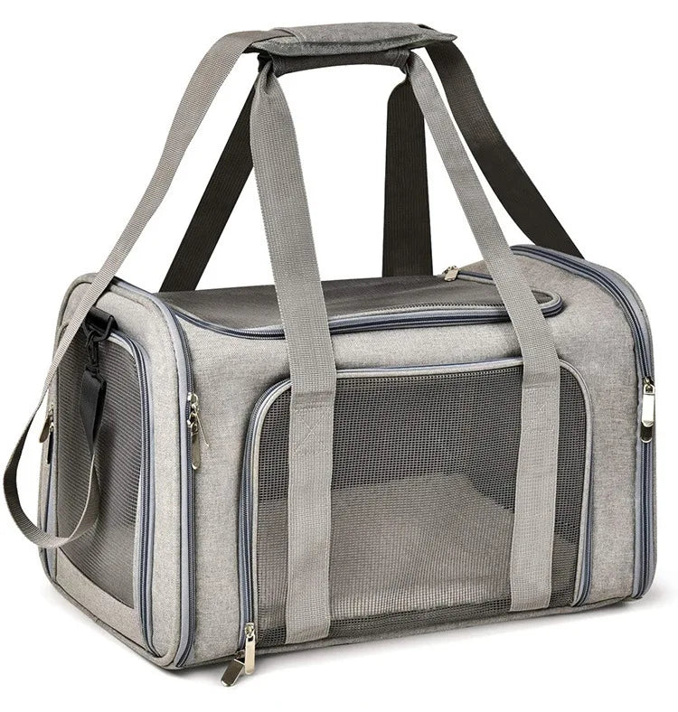 Airline Approved Soft-Sided Pet Carrier Backpack for Small Dogs and Cats