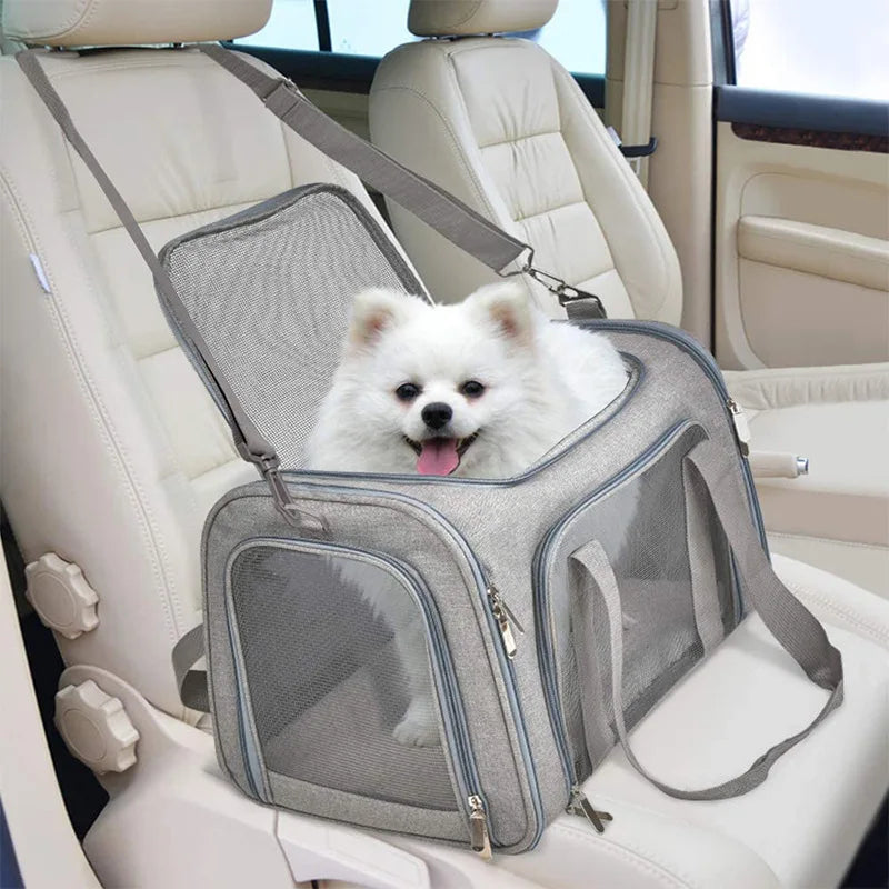 Airline Approved Soft-Sided Pet Carrier Backpack for Small Dogs and Cats