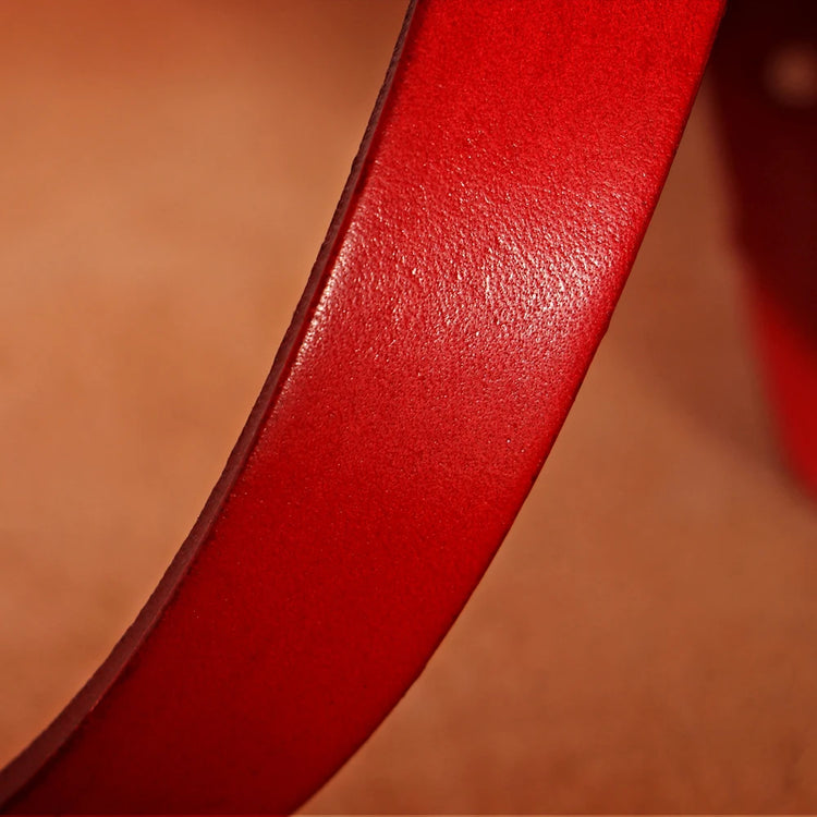 Genuine leather dog collar and leash set – durable and comfortable for small to medium dogs