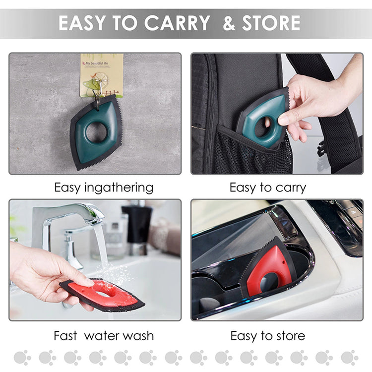 Pet Hair Remover | Cat Fur Cleaning Tool | Dog Lint Removal Brush | Carpet Sofa Scraper | Reusable Manual Fur Brush