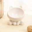 Cat Bowl Pet Accessories | Ceramic Diagonal High Feet - Cute Protection | Cervical Spine Dog Bowl - Drink Water Bowl | Pet Supplies