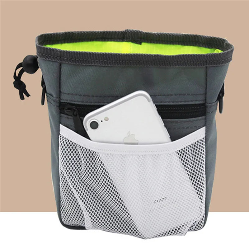 Pet Dog Training Treat Pouch – Snack Food Waist & Crossbody Bag for Walking