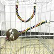 Parrot Bird Standing Toys | Cotton Rope Colorful Toy Chew Perches for Bird Cage | Woven Rope Bird Accessories | Parrot Toys