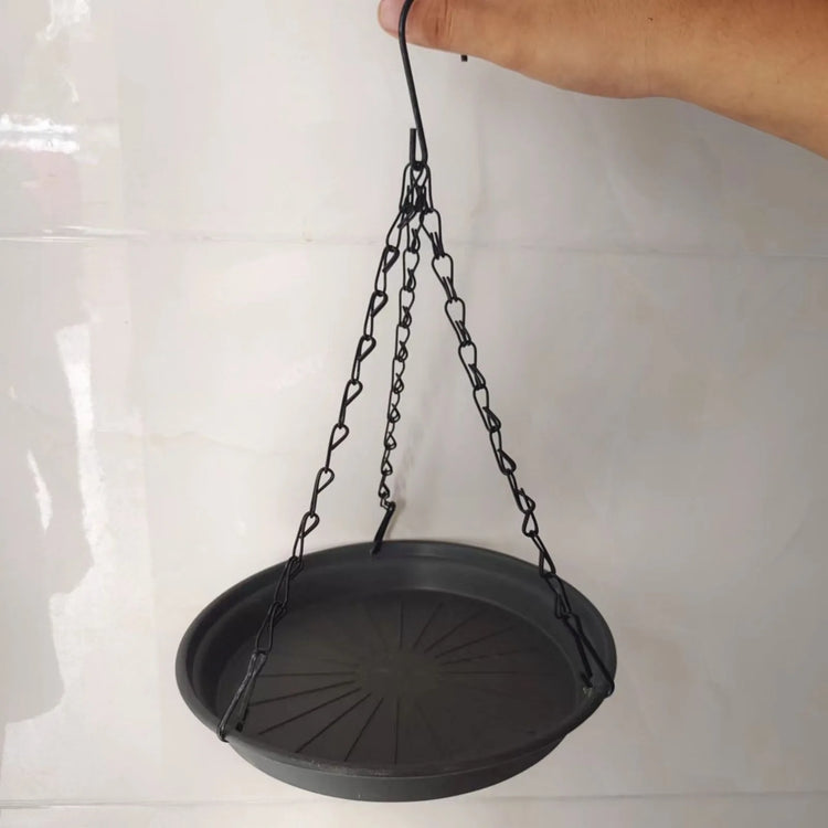 Bird Feeding Tray | Hanging Bird Bath Feeder Water Bowl for Outdoor Parrot Decor