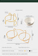 Ceramic Cat Bowl | Food & Water Bowl for Cats/Dogs | Double Ceramic Bowl Set | Cervical Protection | Pet Feeding Supplies
