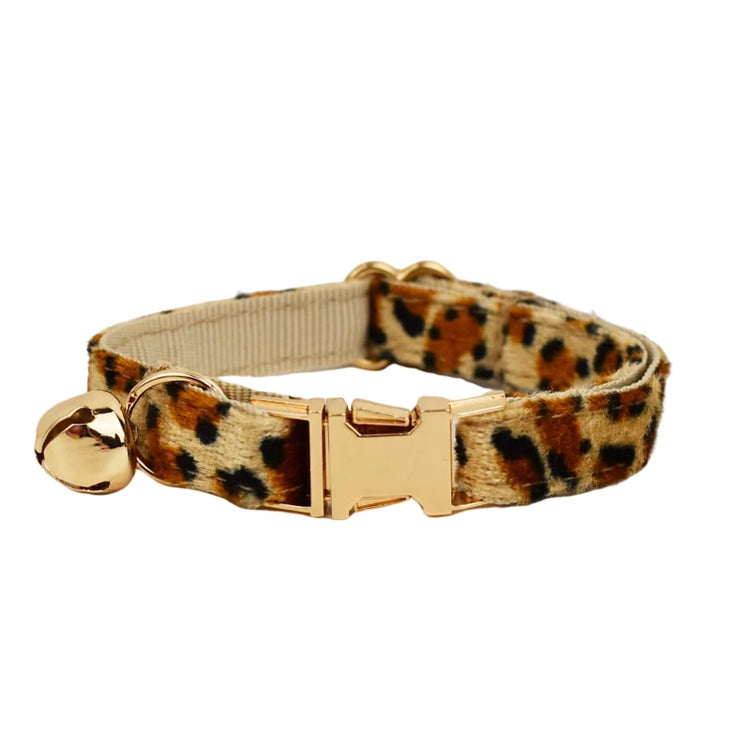 Cat Collar Bowknot | Adjustable Safety Personalized Pet Collar - Customized Name | Soft Corduroy with Bell