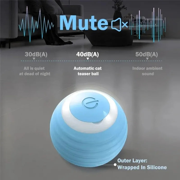 Cat Interactive Ball Toys | Training Self-Moving Kitten Toy | Electric Rolling Magic Ball | Electronic Automatic Cat Toys