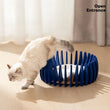 Bird Cage Cat Bed | Luxury Felt Nest for Cats | Breathable & Durable Enclosed Pet Furniture for Comfort & Style