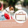 Puppy Travel Bag – Soft, Breathable PU Leather Dog Carry Bag for Small Pets