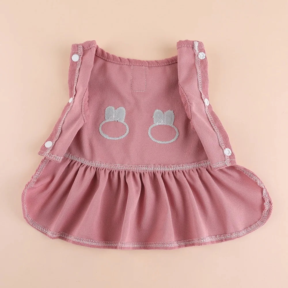 Pet Cat Dress | Dog Clothes Summer | Cute Corduroy Sleeveless Skirt | Puppy Kitten Clothing | Small Dogs Yorkie Apparel | Pet Harness Dresses