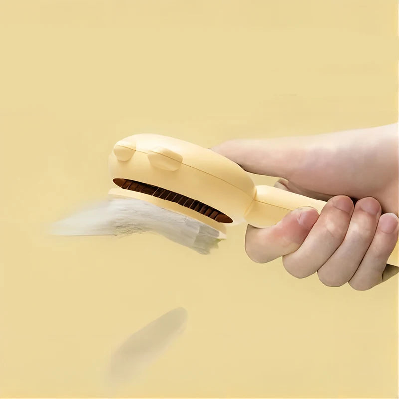 Pet Comb | One-Key Hair Removal Brush | Magic Massage Grooming Tool | Cat Hair Brush | Easy Clean