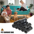 30 Roll Dog Poop Bags Disposable Pet Waste Bags Bone-Shape Divider Design Durable and Biodegradable