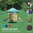 Bird Feeder | Automatic Foot Feeding Tool | Outdoor Bird Feeder Hanging Nut Feeding Multiple Hole Dispenser Holder Food Container