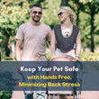 AnccoPlus Adjustable Pet Carrier Sling – Hands-Free Front Carrier for Small Dogs & Cats