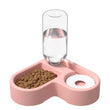 Double Dog and Cat Bowl Set – Pet Feeding Bowls with Water Bottle