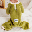 Fleece Warm Pet Clothes Winter Dog Jumpsuit Pajamas for Small Dogs Pomeranian Clothing Puppy Nightshirt Cat Overalls Pijamas