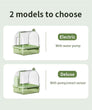 Smart Sensor Bird Bathtub – Automatic Electric Hanging Shower Box | Clear Parrot Bath with Hooks