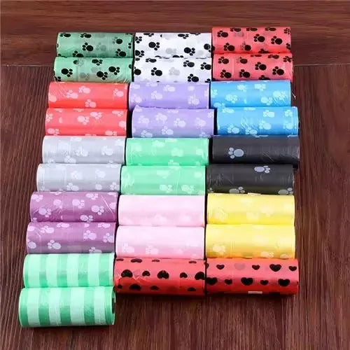 Dog Poop Bags Biodegradable Pet Garbage Bag Cat Doggie Outdoor Home Clean Refill Garbage Poop Bag Pet Supplies
