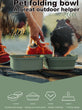 Collapsible Dog Water Bowl with Leak-Proof Lid – Portable 2-in-1 Food & Water Feeder for Small Dogs, Travel & Outdoor Use