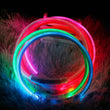 USB Rechargeable LED Luminous Dog Collar – Safety Glowing Night Collar with 3 Light Modes