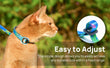 Cat Carrier – Lightweight & Escape-Proof | Adjustable Soft Harness & Leash Set for Walking & Travel | Secure & Breathable Kitten Harness