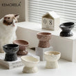 Cat Ceramic Bowl | Gradient Pet Food & Water Feeders | Small Dogs Drinking & Eating Supplies | Raised Tilted Cats & Puppy Feeding Supplies