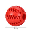 Interactive Rubber Dog Ball Toy – Chew, Clean Teeth & Snack Dispenser