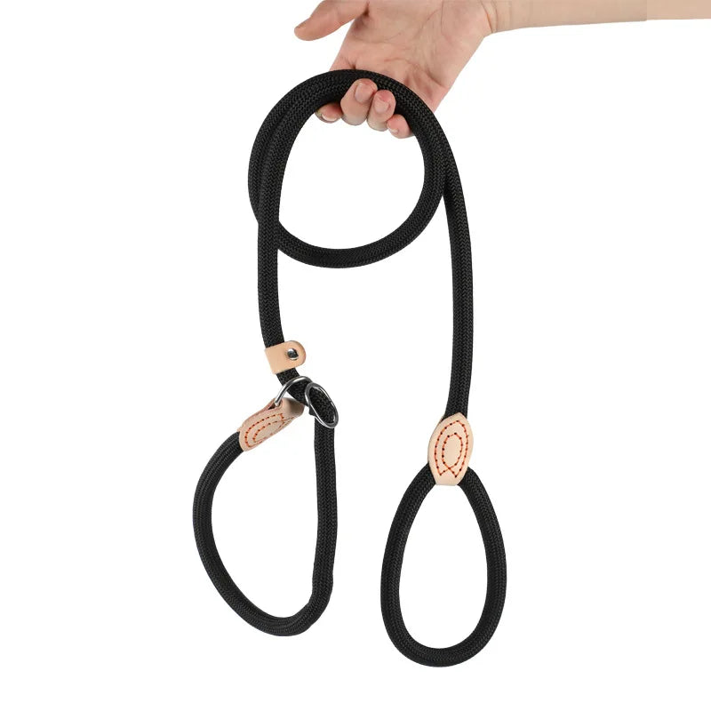 180cm Adjustable Collar Harness Dog Leash – Durable, Lightweight Nylon Rope for Puppies