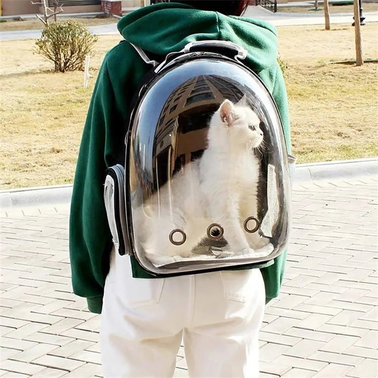 Cat Carrier Bag | Outdoor Pet Shoulder Bag | Carriers Backpack | Breathable Portable Travel Transparent Bag | For Small Dogs Cats