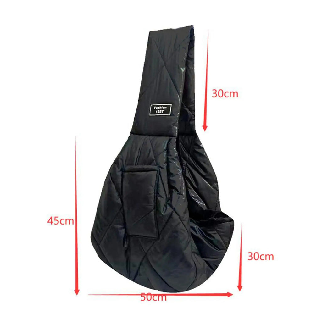 Soft Breathable Pet Carrier Sling – Comfortable Shoulder Tote Bag for Small Dogs and Cats