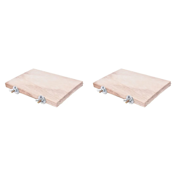Pet Wood Jumping Platform | Bird Toys for Parrots, Hamsters, Gerbils, Mice | Cage Perches & Springboard Paw Grinding Rack