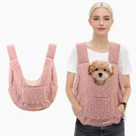 Waterproof Windproof Pet Chest Bag – Breathable Dog and Cat Carrier Backpack for Small Pets