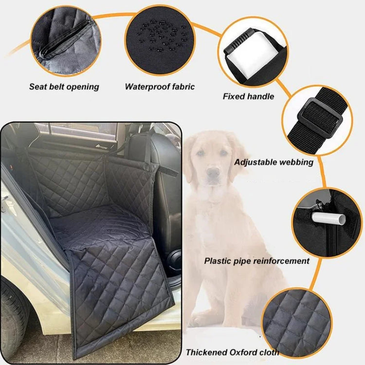 Waterproof Pet Car Seat Carrier – Portable Dog Travel Bag for All Breeds