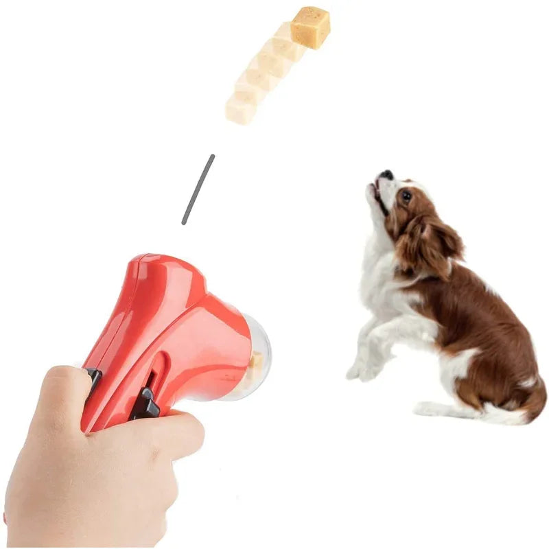 Pet Treat Launcher | Portable Interactive Dog Training Dispenser Toy